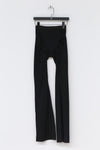 Rui Zhou WV05 series hollow flared stretch casual pants RUI-RUIFW21WV05-HEI Black Onyx